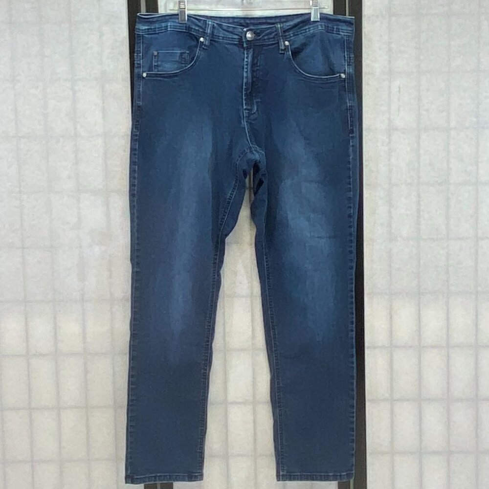 Buffalo David Bitton Axel Super Soft Stretch Slim Denim Jeans Faded Blue 38